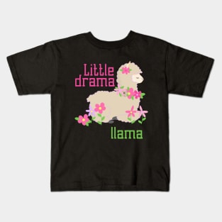 Little Drama Llama Kids T-Shirt